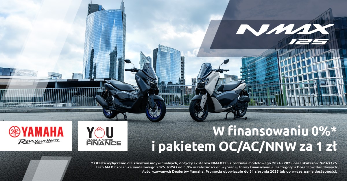 SKUTERY NMAX 125 W LETNIEJ PROMOCJI